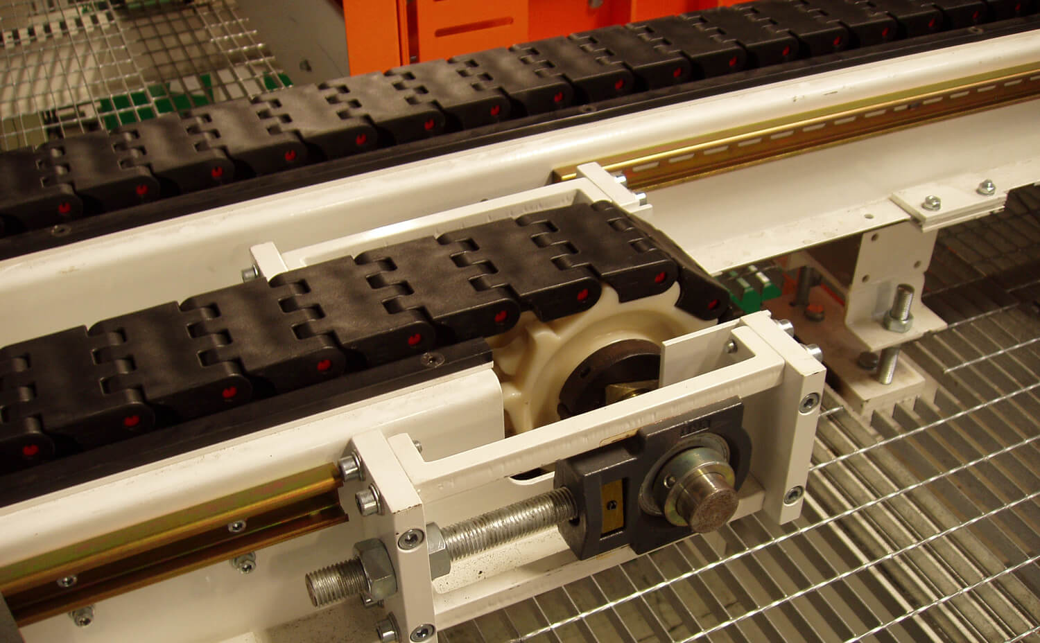 Transportador de Corrente Plástica de Banda Modular