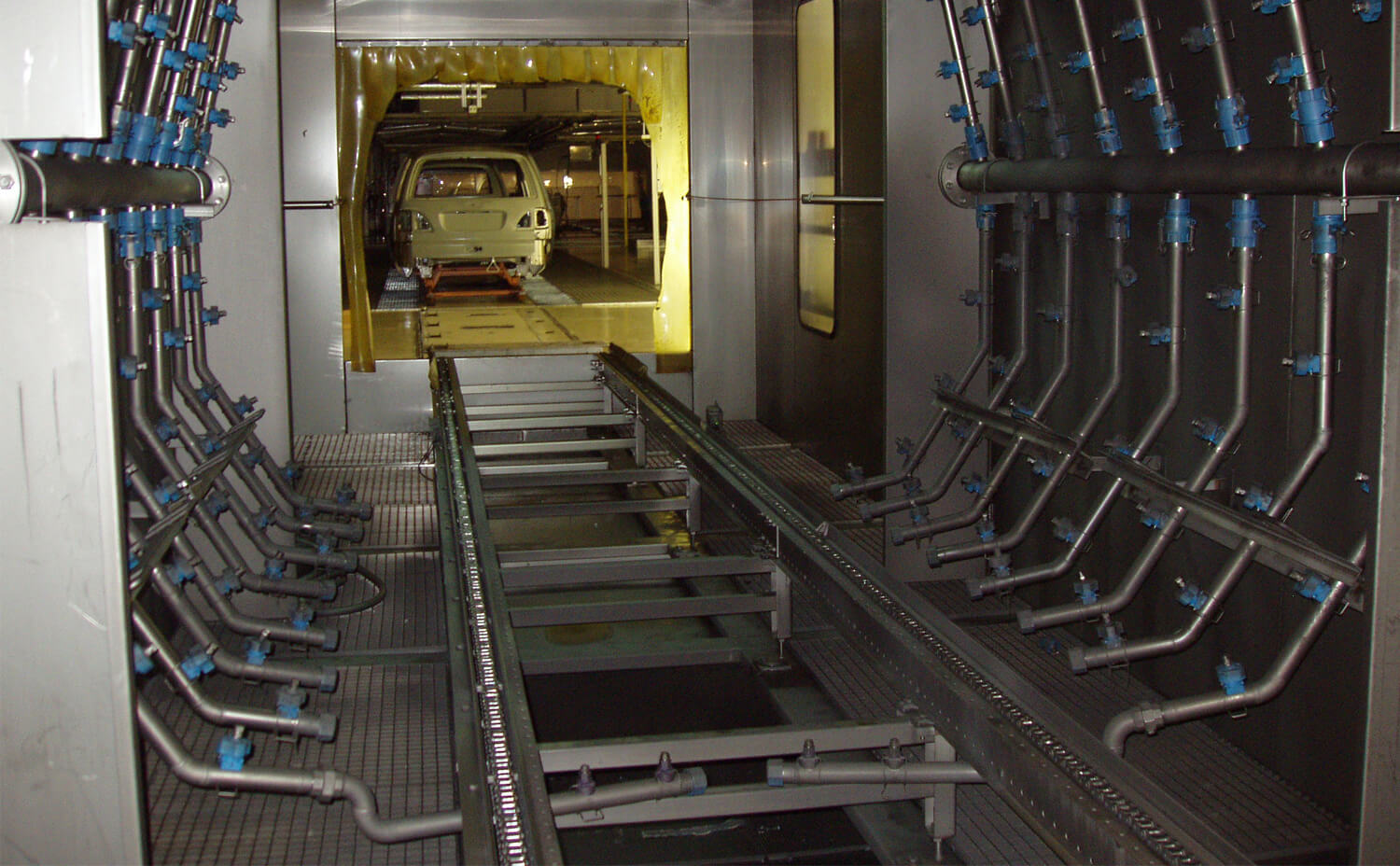 Transportador Rolos - Skid